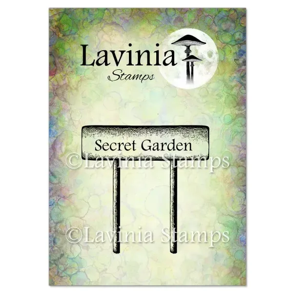 Lavinia Stamps Secret Garden Sign Stempel Schild