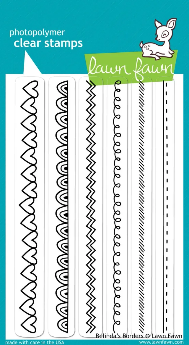 Lawn Fawn Belinda's Borders LF394 Stempelset 6-tlg