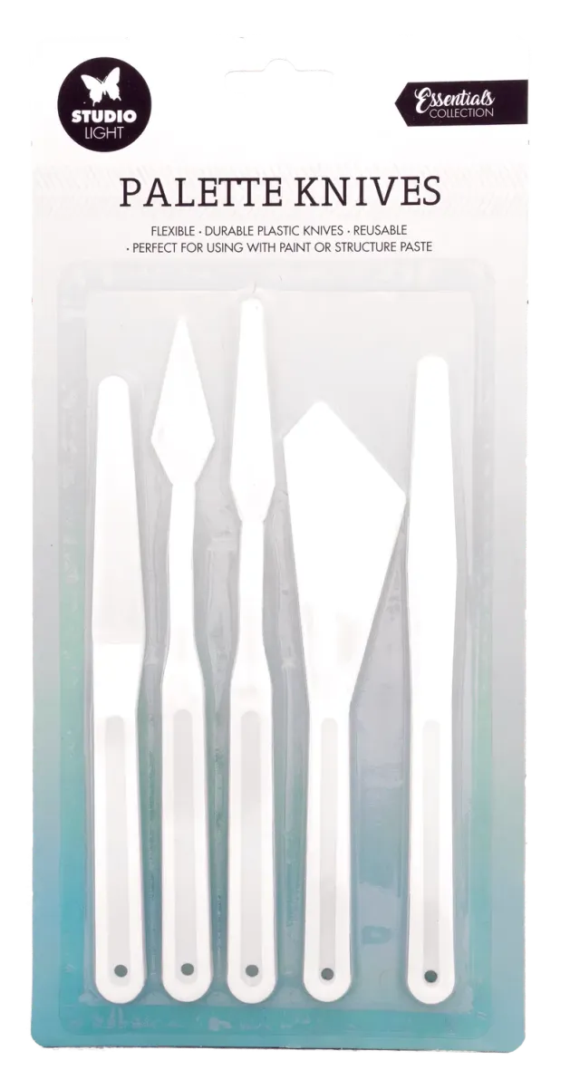 StudioLight Essentials Spatulas Malspachtel 5er Set flexibel