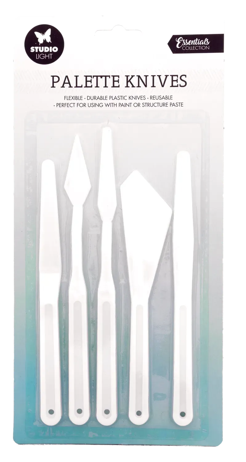 StudioLight Essentials Spatulas Malspachtel 5er Set flexibel