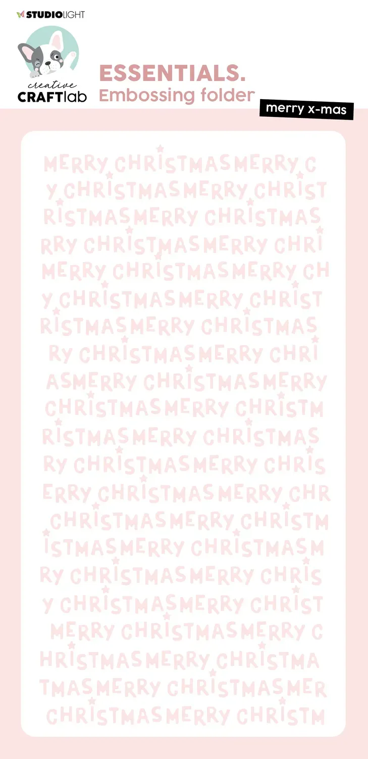 Creative Craftlab Essentials Merry X-mas Prägefolder