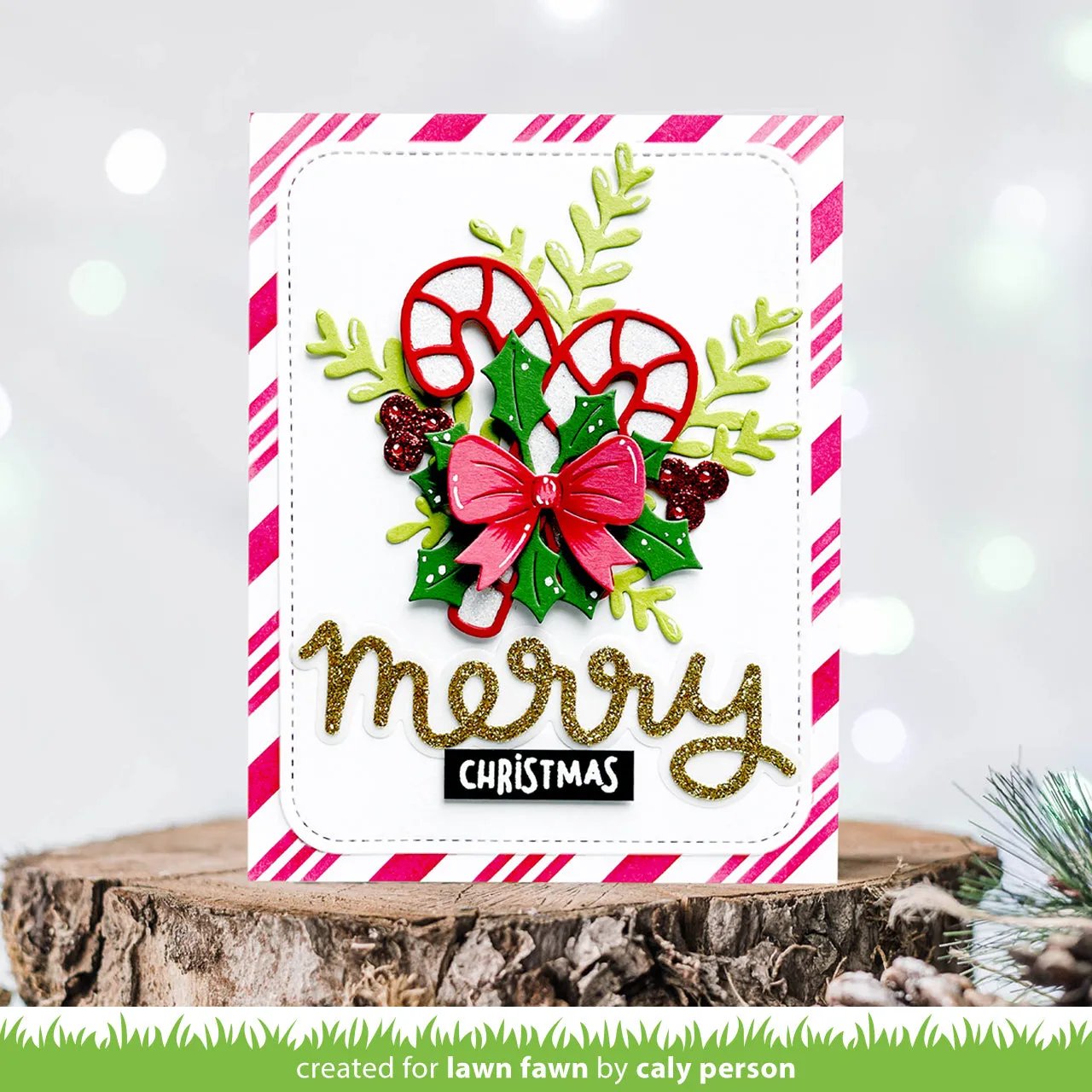 Lawn Fawn Cute Candy Canes Stanzen 8-teilig Weihnachten