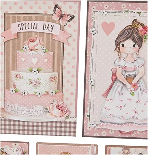 Stamperia Little Girl Papierblock 30,5x30,5 10 Blätter