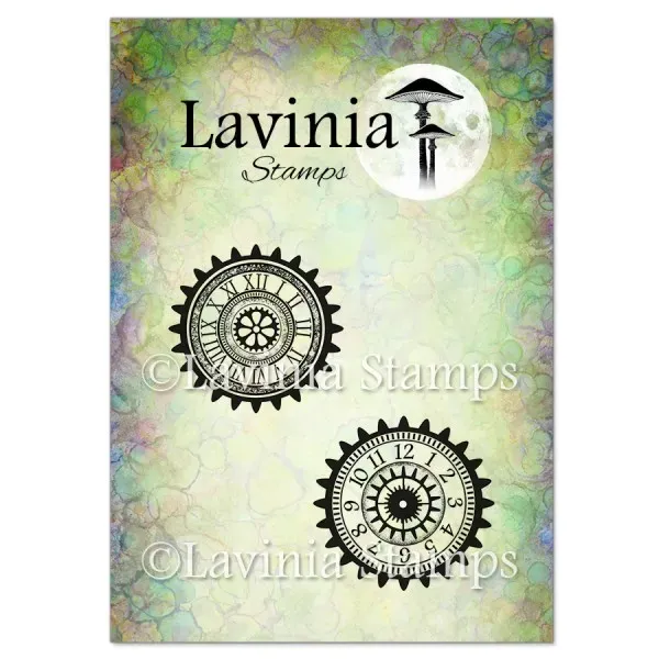 Lavinia Stamps Clock Set Stempel Uhren Photopolymer