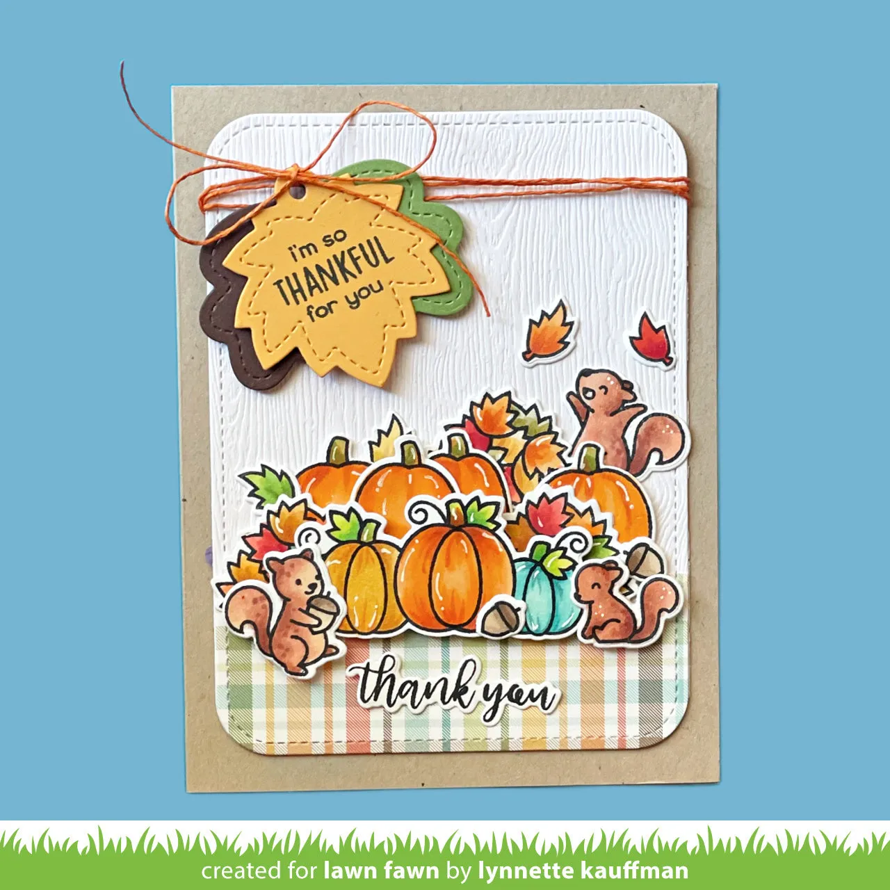 Lawn Fawn Tiny Tag Sayings Fall Clear Stamps LF3862