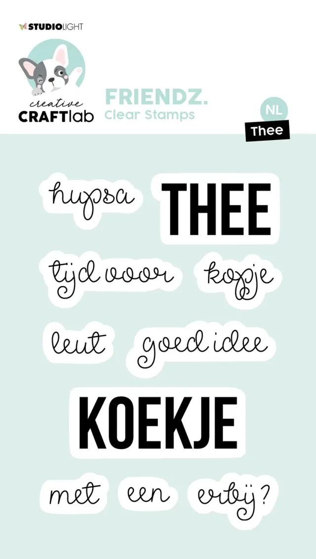 Creative Craftlab Friendz Stempel Thee Tee-Motiv