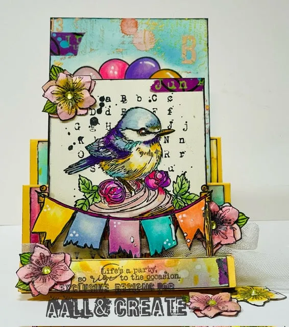 AALL and Create TP-1139 Buttercream Birdy Bliss Stempel A7