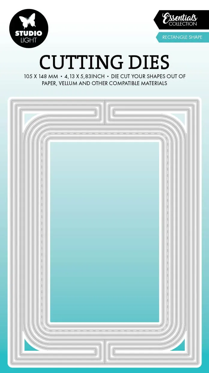 Studio Light Essentials Rectangle Stanzschablone 105x148mm