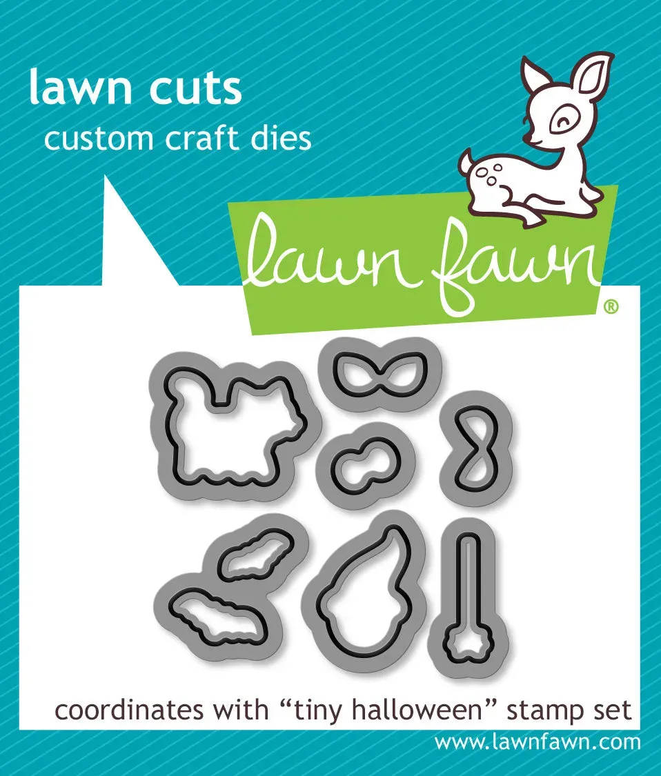 Lawn Fawn Lawn Cuts Tiny Halloween Stanzen 7-teilig passend