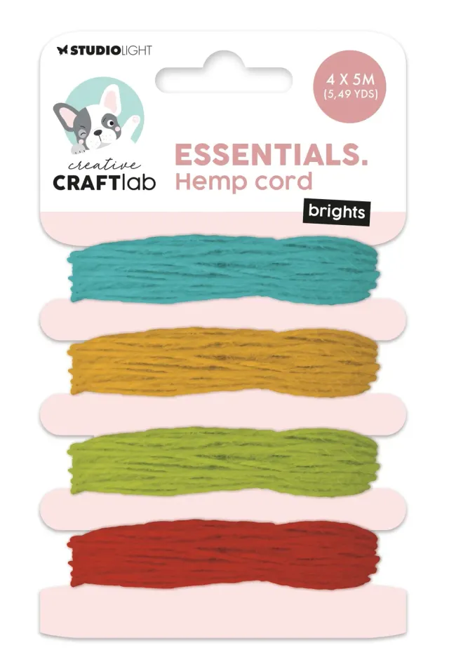 StudioLight Creative Craftlab Essentials Hanfkordel Brights bunt