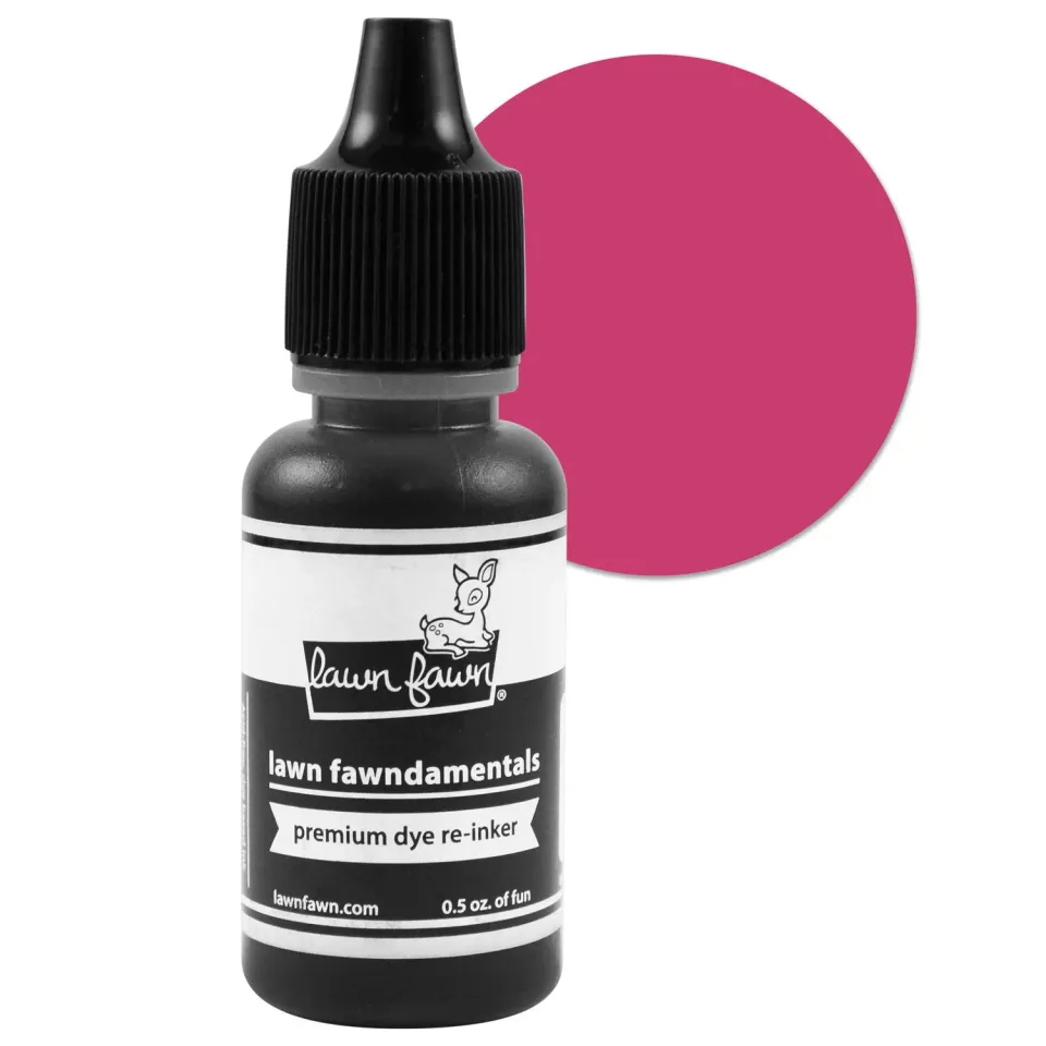 Lawn Fawn Cranberry LF1061 Stempeltinte Nachfüller Pink