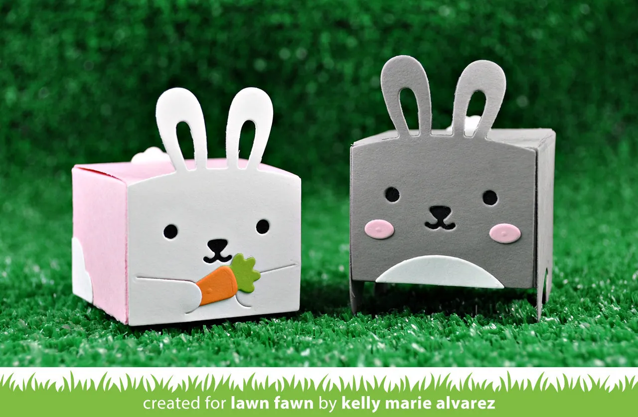 Lawn Fawn Lawn Cuts Tiny Gift Box Bunny Add-On Stanzschablone Hase