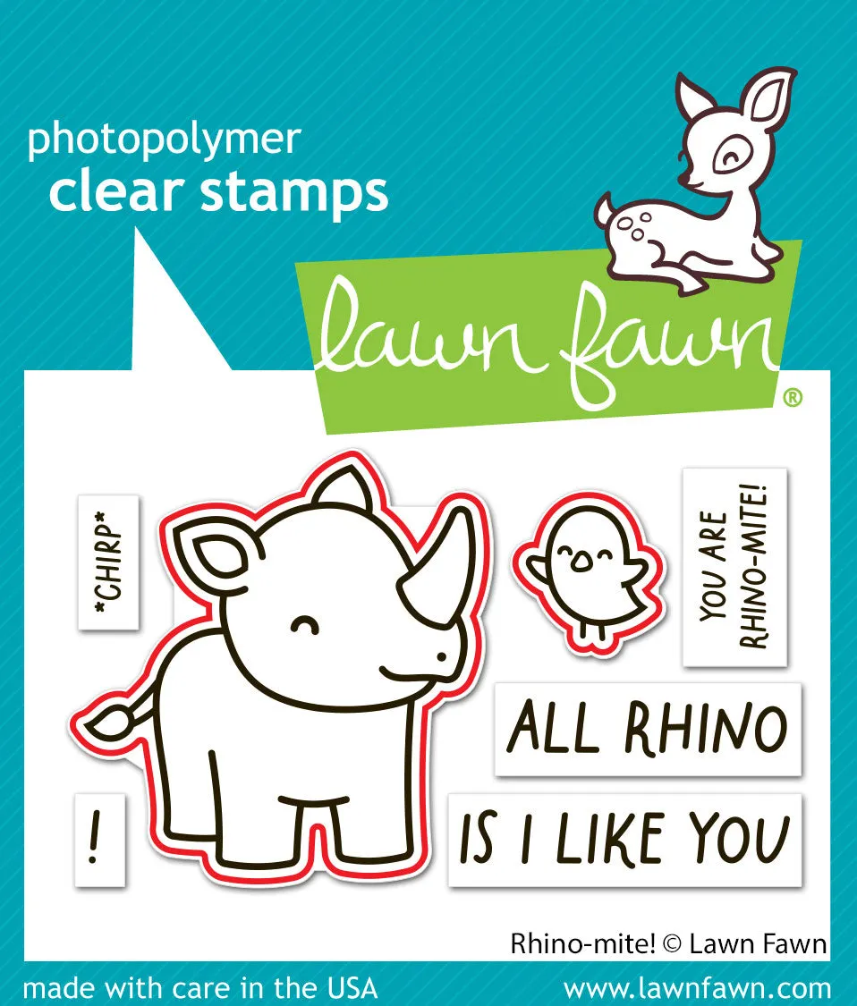 Lawn Fawn Rhino-mite LF3594 Stanzschablone 2-teilig