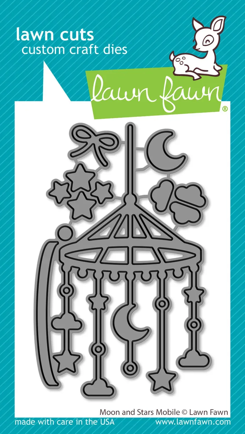 Lawn Fawn Moon and Stars Mobile Stanzschablone