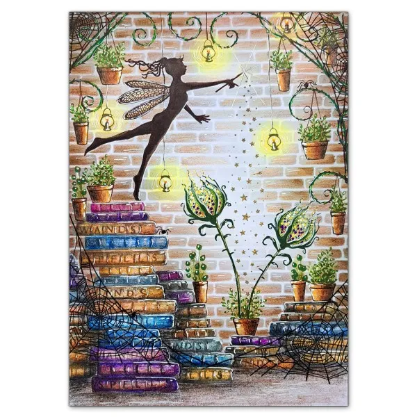 Lavinia Stamps Flower Pots Stempel Photopolymer Blume