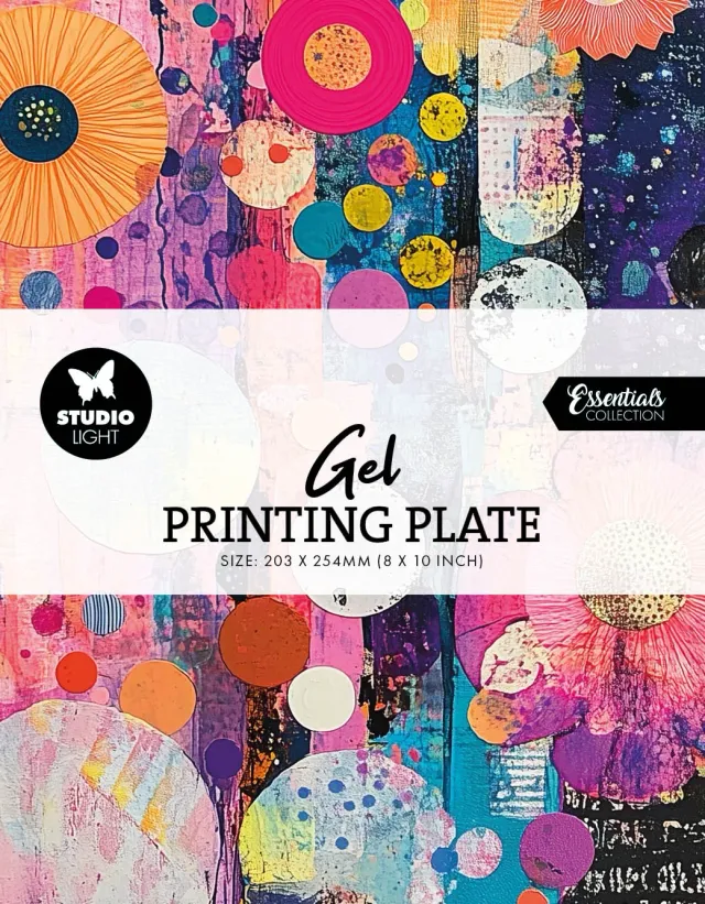 StudioLight Essentials Gel Printing Plate 8x10 inch Gelplatte