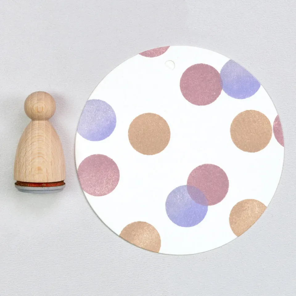 Perlenfischer Dot 15 mm Stempel Punkt Muster