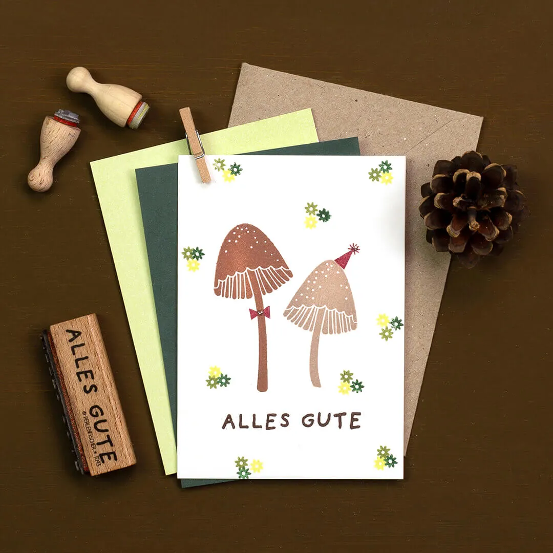 Perlenfischer Wild Mushroom 1 Stempel 41 mm Pilz