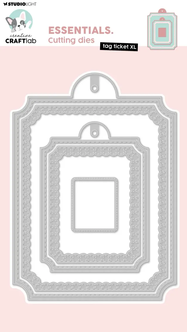 Creative Craftlab Essentials Tag Ticket XL Cutting Die Ticket