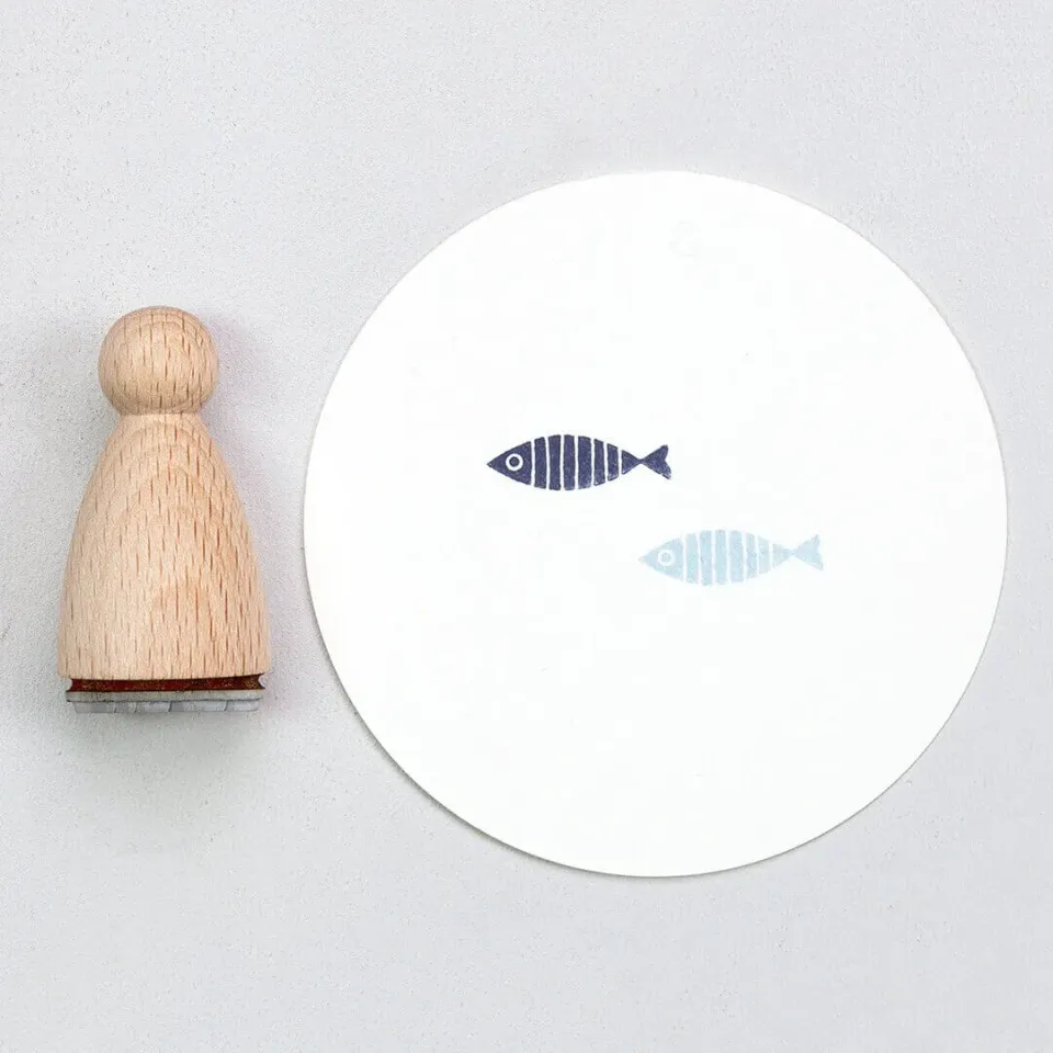 Perlenfischer Herring Stempel Ministempel 6x19 mm