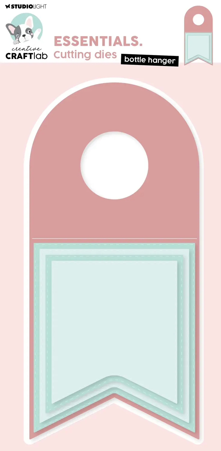 Creative Craftlab Essentials Stanzschablone Bottle hanger