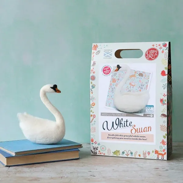 Lavinia Stamps White Swan Nadelfilz-Set Anfänger
