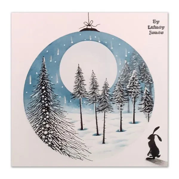 Lavinia Stamps Small Pine Trees Stempel Bäume