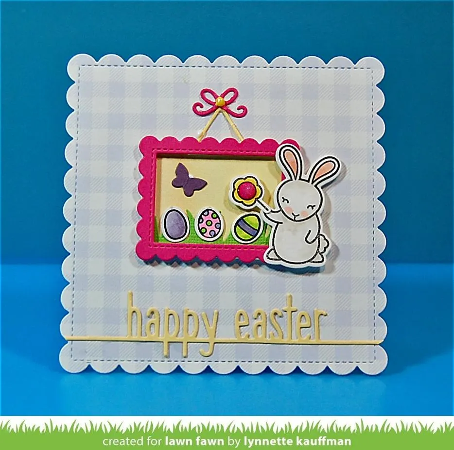 Lawn Fawn Mini Picture Frames Stanzen Rahmen 4tlg