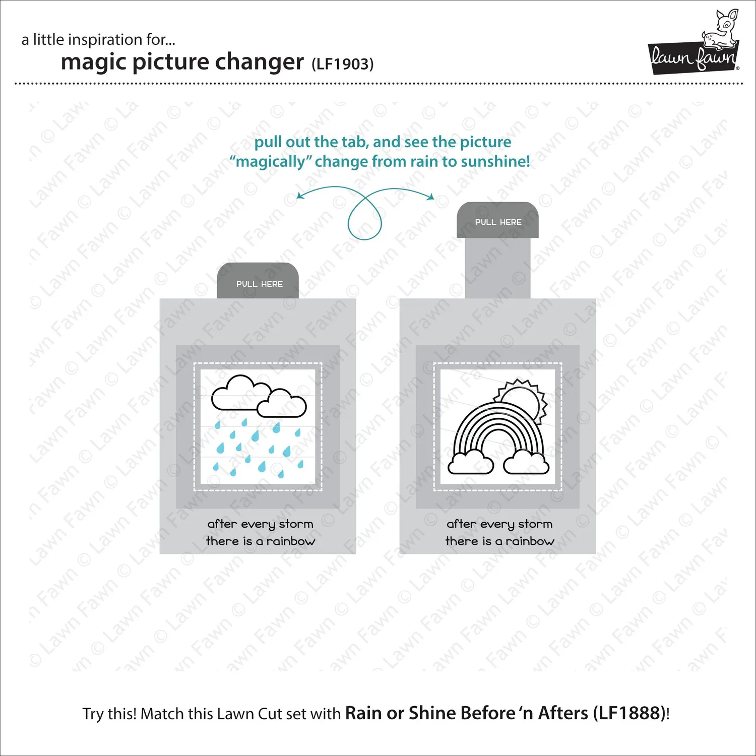 Lawn Fawn Magic Picture Changer Stanzschablone interaktiv