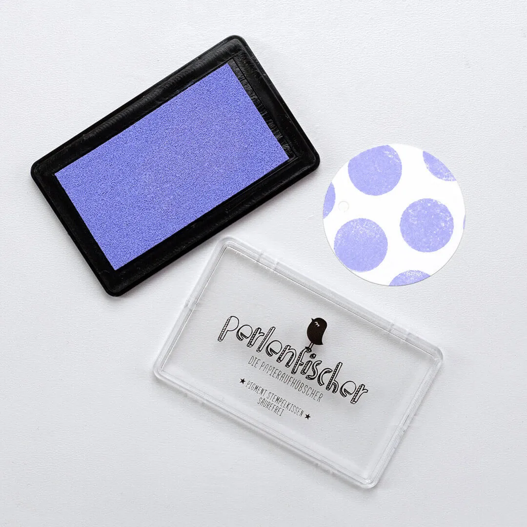 Perlenfischer Stempelkissen Lavendel Groß Pigment säurefrei