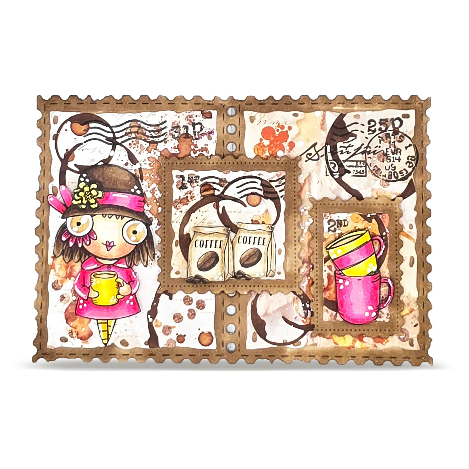 AALL and Create TP-1380 Postal Bits Stempelset A7