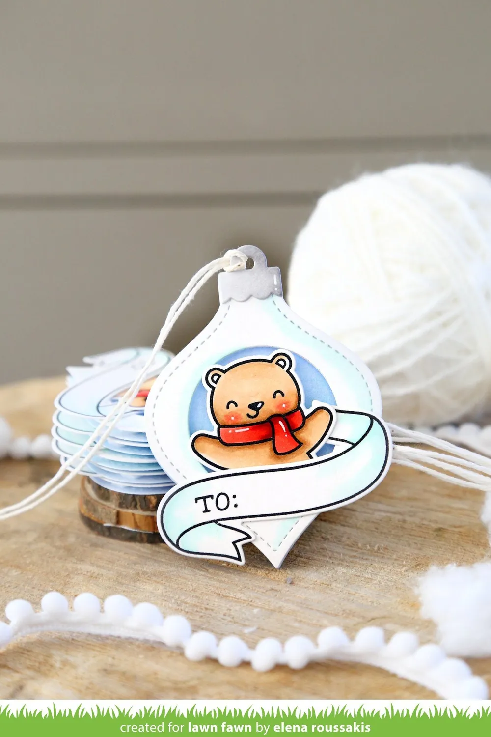 Lawn Fawn Stitched Ornaments Lawn Cuts Stanzen Weihnachten