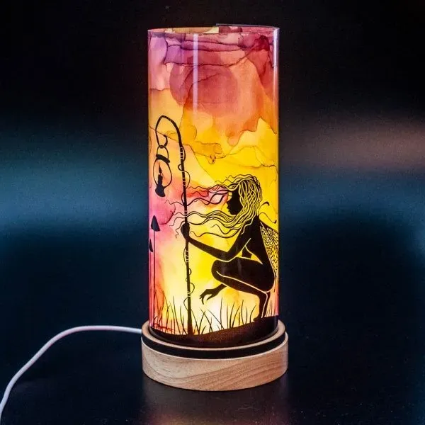 Lavinia-Stamps Seren Lampen Bastelset mit LED-Sockel