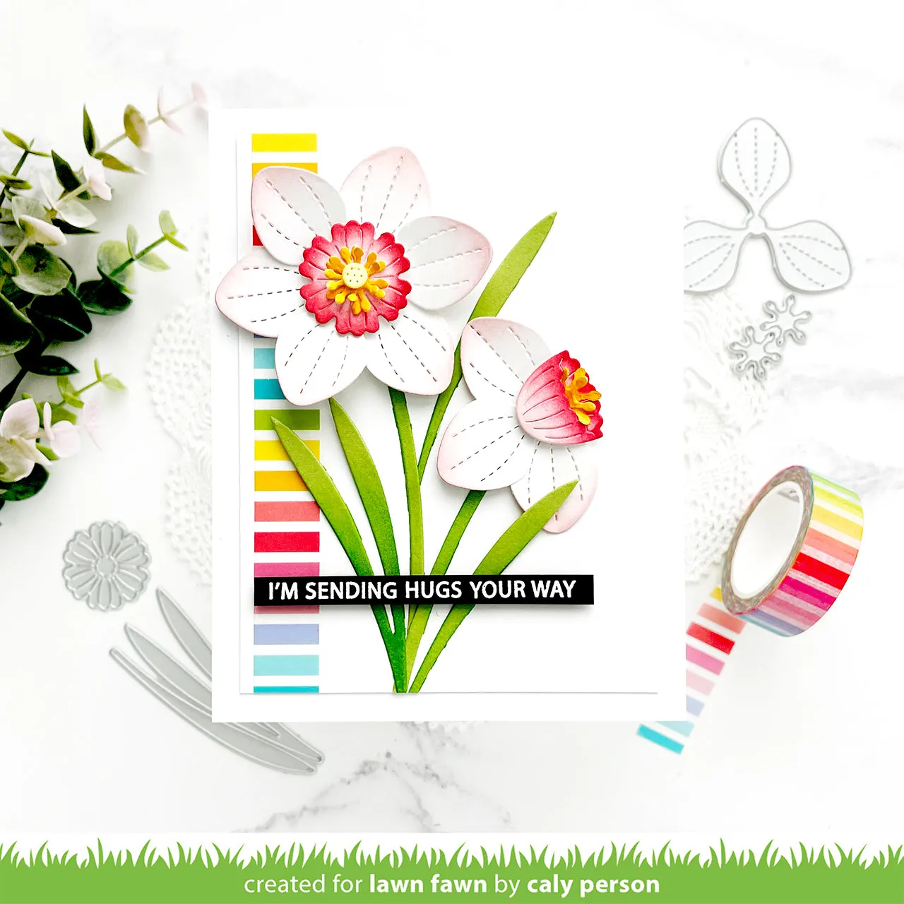 Lawn Fawn Lawn Cuts Darling Daffodils Stanzschablonen Narzissen