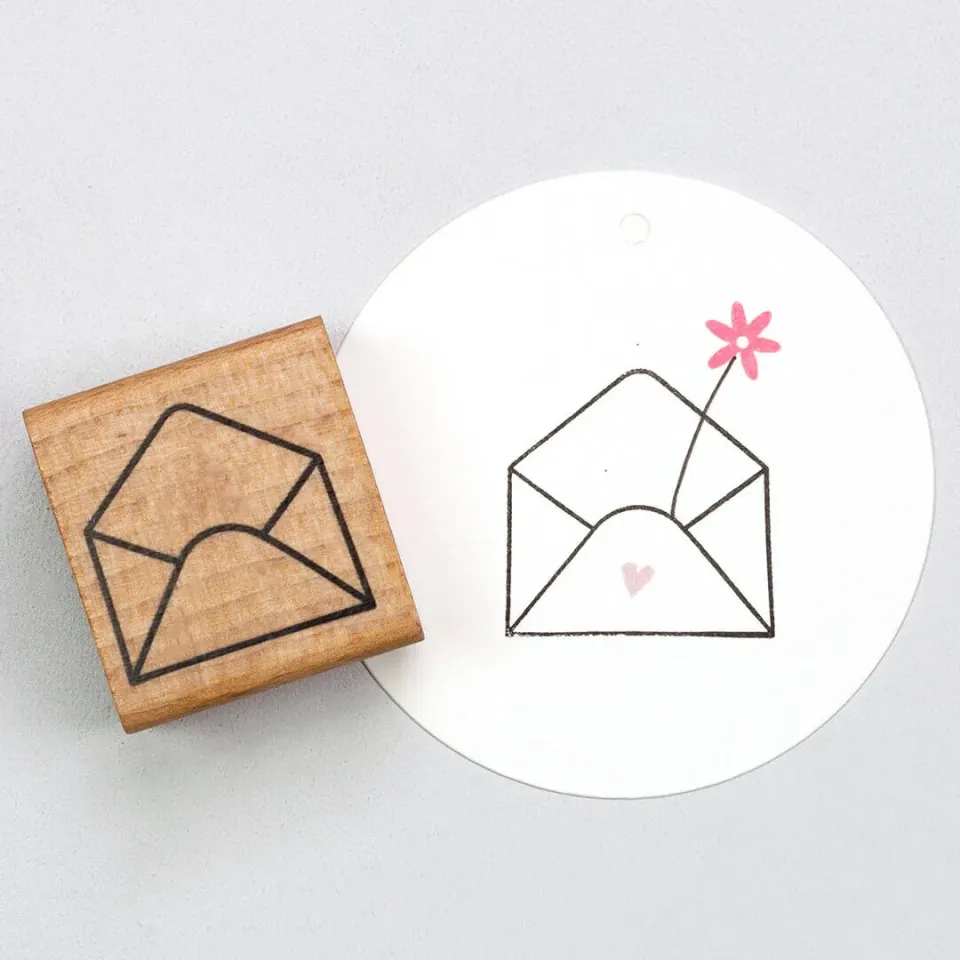 Perlenfischer Envelope big Stempel Briefumschlag 32x32 mm