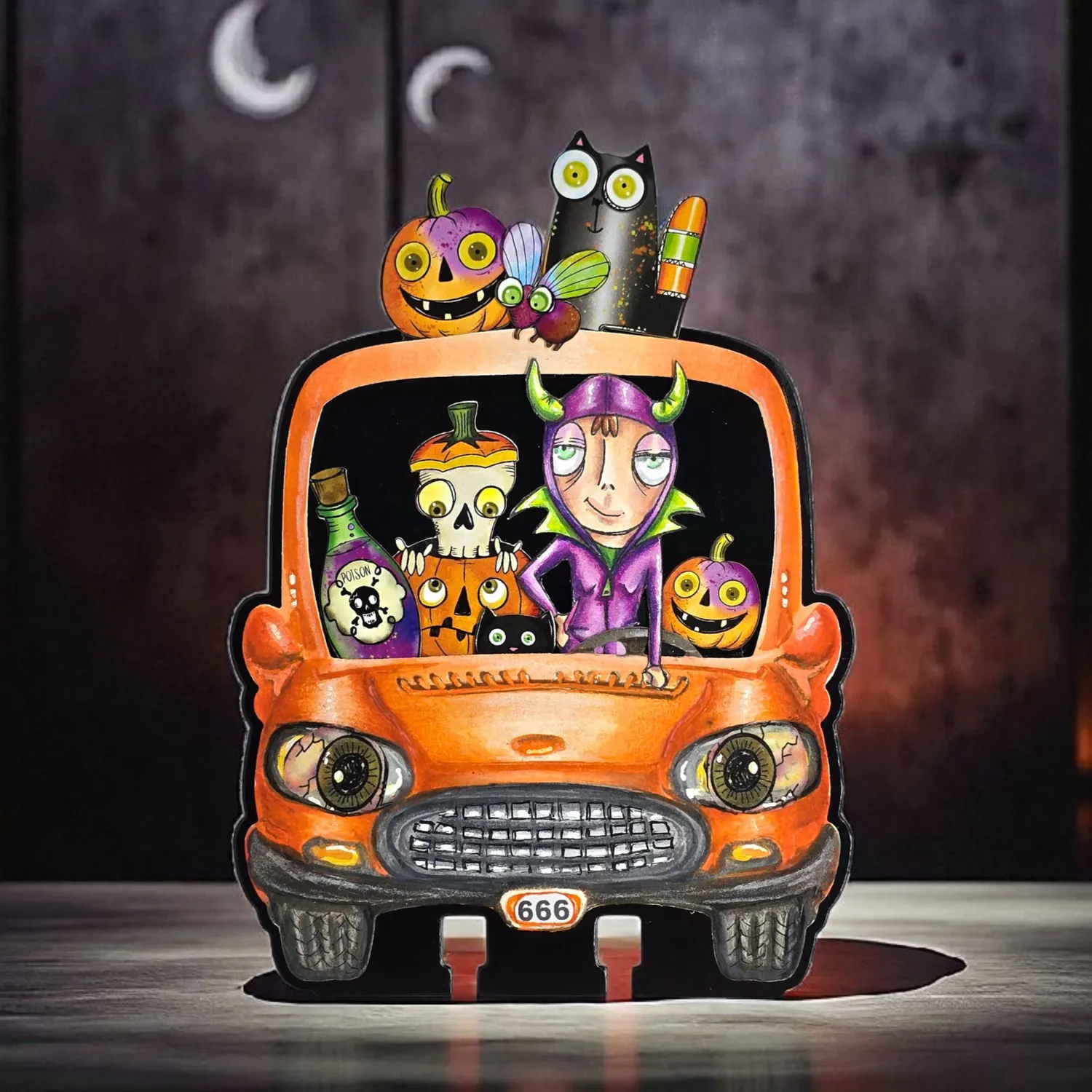 AALL and Create EP-94 Creepy Curiosities Ephemera 2er-Pack Halloween