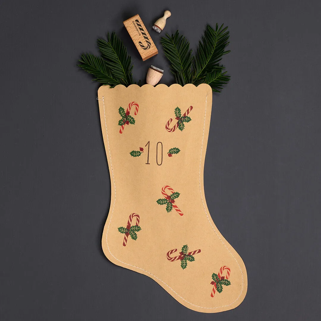Perlenfischer Candy cane Stempel Zuckerstange 41 mm