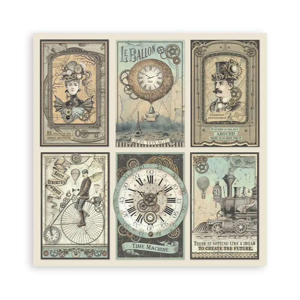 Stamperia Voyages Fantastiques SBBL53 Scrapbookpapier 30,5cm