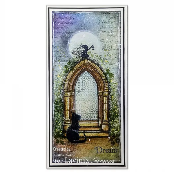 Lavinia Stamps River Leaves Mini Stempel Blätter fein