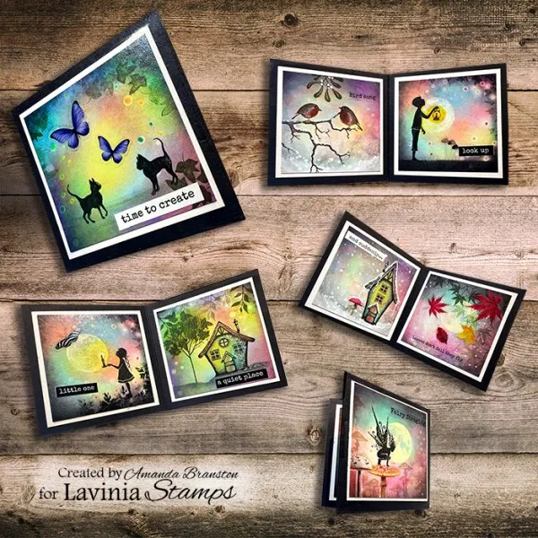 Lavinia Stamps Mini Magic 2 Scenescapes Minikarten 4er