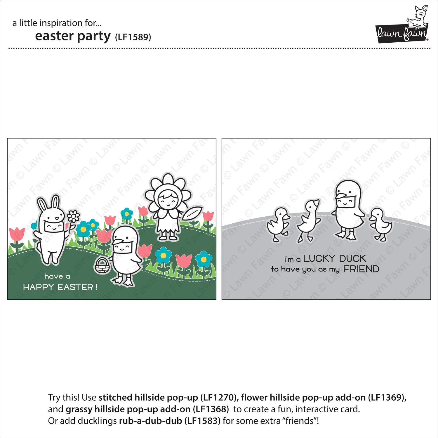 Lawn Fawn Easter Party LF1589 Clear Stamps Ostern