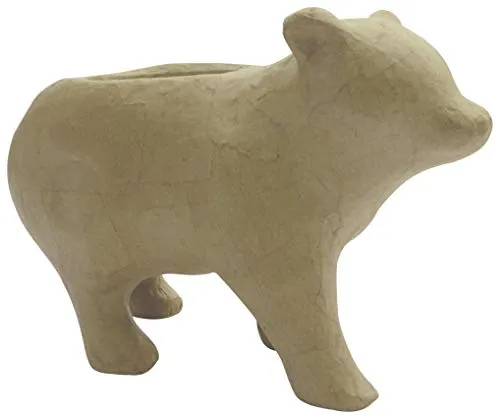 Décopatch HD053AMZC Übertopf Bär Pappmaché Kreativset
