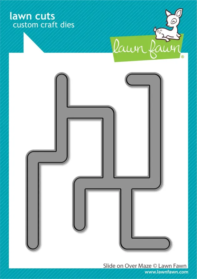 Lawn Fawn Slide on Over Maze Stanzschablone interaktiv