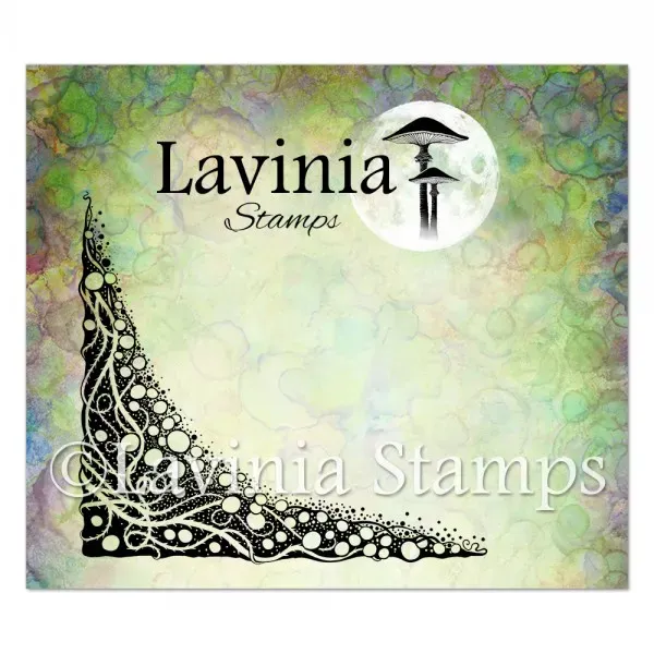 Lavinia-Stamps Tangled River Root Corner Stempel Ecke Ranken
