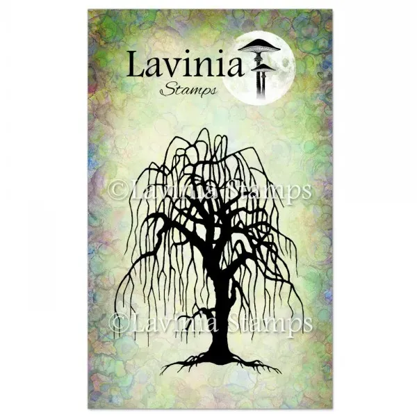 Lavinia Stamps Weeping Willow Tree Stempel Photopolymer