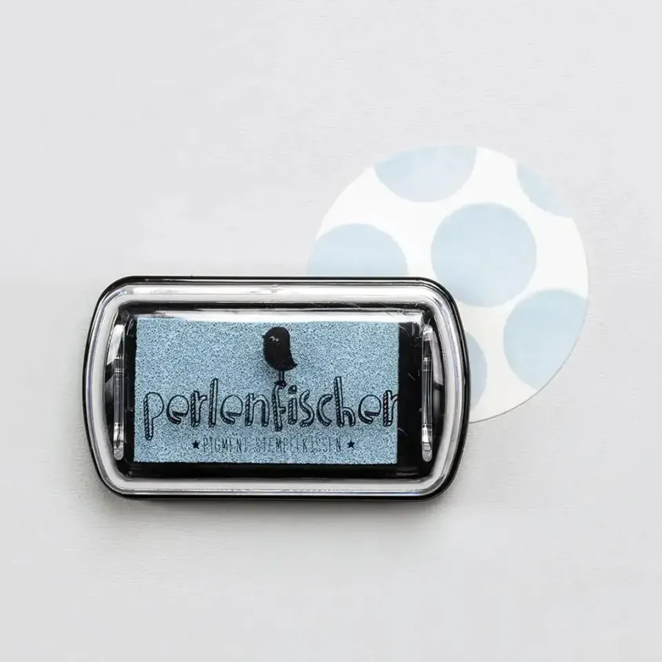 Perlenfischer Taube Mini Stempelkissen Pigment