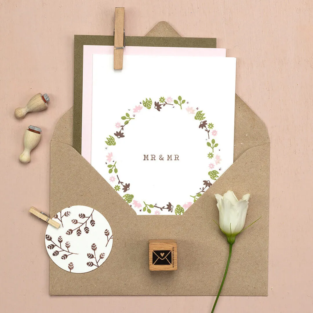 Perlenfischer Blüte halb Stempel 5x8 mm Mini