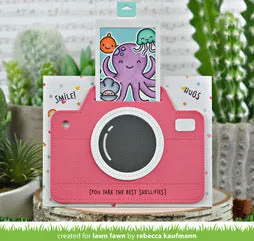 Lawn Fawn Magic Iris Camera Pull-Tab Stanzen Add-On
