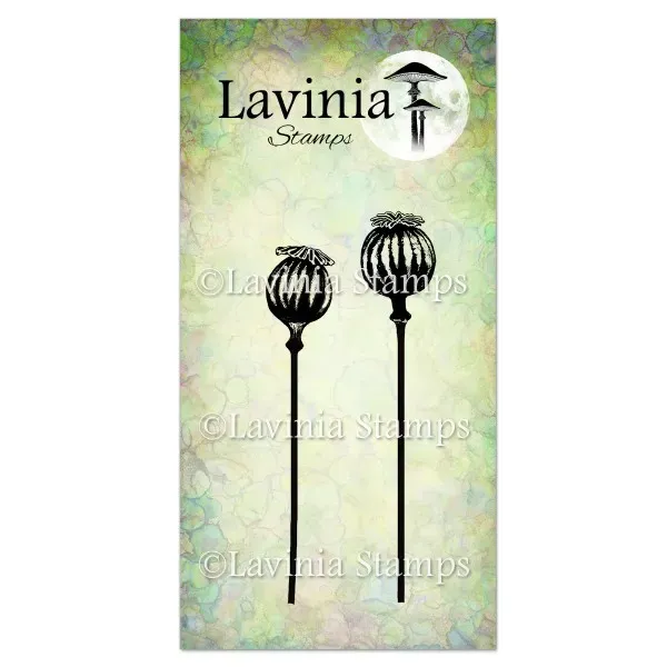 Lavinia Stamps Poppy Pods Stempel Mohnkapseln floral