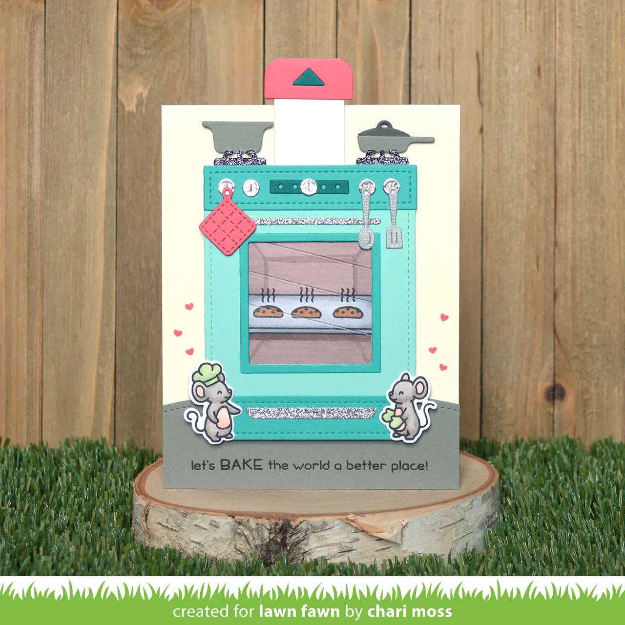 Lawn Fawn A Creature Was Stirring Stempel LF2415
